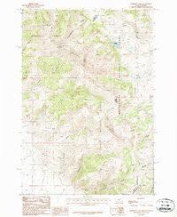 Morrison Lake Montana Historical topographic map, 1:24000 scale, 7.5 X 7.5 Minute, Year 1987