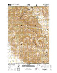 Morrison Lake Montana Current topographic map, 1:24000 scale, 7.5 X 7.5 Minute, Year 2014