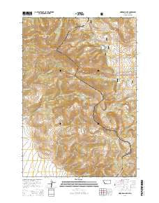 Morrison Lake Montana Current topographic map, 1:24000 scale, 7.5 X 7.5 Minute, Year 2014