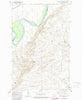 Mortarstone Bluff Montana Historical topographic map, 1:24000 scale, 7.5 X 7.5 Minute, Year 1972