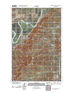 Mortarstone Bluff Montana Historical topographic map, 1:24000 scale, 7.5 X 7.5 Minute, Year 2011