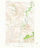 Mosby Montana Historical topographic map, 1:24000 scale, 7.5 X 7.5 Minute, Year 1962