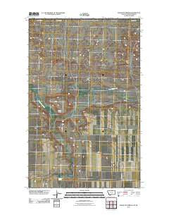 Mosquito Springs Montana Historical topographic map, 1:24000 scale, 7.5 X 7.5 Minute, Year 2011