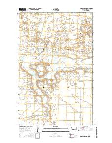 Mosquito Springs Montana Current topographic map, 1:24000 scale, 7.5 X 7.5 Minute, Year 2014