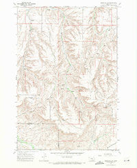 Mossmain SW Montana Historical topographic map, 1:24000 scale, 7.5 X 7.5 Minute, Year 1967