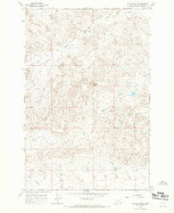 Mother Butte Montana Historical topographic map, 1:24000 scale, 7.5 X 7.5 Minute, Year 1965