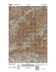 Mother Butte Montana Historical topographic map, 1:24000 scale, 7.5 X 7.5 Minute, Year 2011