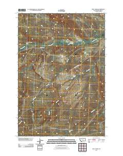 Mott Creek Montana Historical topographic map, 1:24000 scale, 7.5 X 7.5 Minute, Year 2011