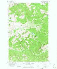 Mount Bradley Montana Historical topographic map, 1:24000 scale, 7.5 X 7.5 Minute, Year 1958