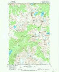 Mount Carter Montana Historical topographic map, 1:24000 scale, 7.5 X 7.5 Minute, Year 1968