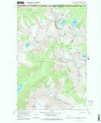 Mount Carter Montana Historical topographic map, 1:24000 scale, 7.5 X 7.5 Minute, Year 1968