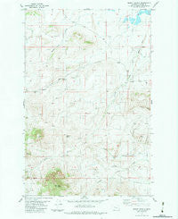 Mount Cecelia Montana Historical topographic map, 1:24000 scale, 7.5 X 7.5 Minute, Year 1983
