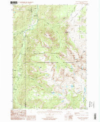 Mount Douglas Montana Historical topographic map, 1:24000 scale, 7.5 X 7.5 Minute, Year 1987