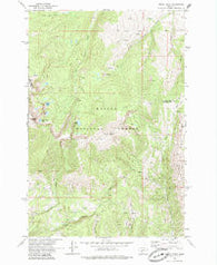 Mount Edith Montana Historical topographic map, 1:24000 scale, 7.5 X 7.5 Minute, Year 1971