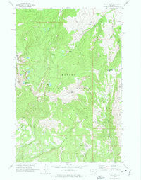 Mount Edith Montana Historical topographic map, 1:24000 scale, 7.5 X 7.5 Minute, Year 1971