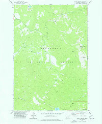 Mount Emerine Montana Historical topographic map, 1:24000 scale, 7.5 X 7.5 Minute, Year 1974