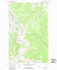 Mount Geduhn Montana Historical topographic map, 1:24000 scale, 7.5 X 7.5 Minute, Year 1968