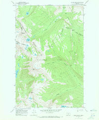 Mount Geduhn Montana Historical topographic map, 1:24000 scale, 7.5 X 7.5 Minute, Year 1968