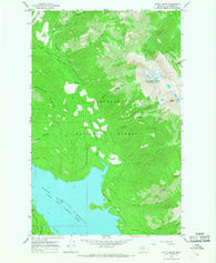 Mount Grant Montana Historical topographic map, 1:24000 scale, 7.5 X 7.5 Minute, Year 1964