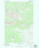 Mount Haggin Montana Historical topographic map, 1:24000 scale, 7.5 X 7.5 Minute, Year 1971