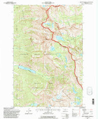Mount Harding Montana Historical topographic map, 1:24000 scale, 7.5 X 7.5 Minute, Year 1994