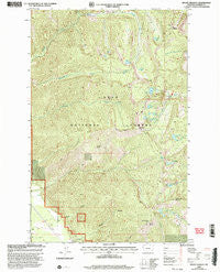 Mount Headley Montana Historical topographic map, 1:24000 scale, 7.5 X 7.5 Minute, Year 1999