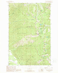 Mount Headley Montana Historical topographic map, 1:24000 scale, 7.5 X 7.5 Minute, Year 1988
