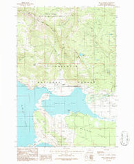 Mount Hebgen Montana Historical topographic map, 1:24000 scale, 7.5 X 7.5 Minute, Year 1986