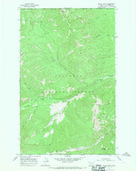 Mount Hefty Montana Historical topographic map, 1:24000 scale, 7.5 X 7.5 Minute, Year 1966