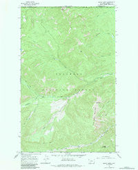 Mount Hefty Montana Historical topographic map, 1:24000 scale, 7.5 X 7.5 Minute, Year 1966