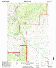 Mount Howe Montana Historical topographic map, 1:24000 scale, 7.5 X 7.5 Minute, Year 1995
