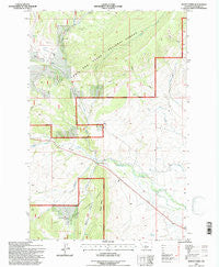 Mount Howe Montana Historical topographic map, 1:24000 scale, 7.5 X 7.5 Minute, Year 1995
