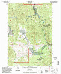 Mount Humbug Montana Historical topographic map, 1:24000 scale, 7.5 X 7.5 Minute, Year 1996
