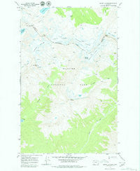 Mount Jackson Montana Historical topographic map, 1:24000 scale, 7.5 X 7.5 Minute, Year 1968