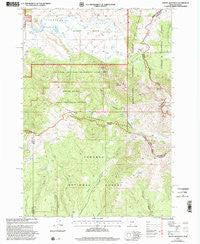 Mount Jefferson Montana Historical topographic map, 1:24000 scale, 7.5 X 7.5 Minute, Year 1997