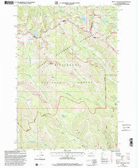 Mount Jerusalem Montana Historical topographic map, 1:24000 scale, 7.5 X 7.5 Minute, Year 1998
