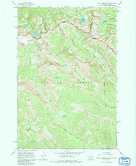 Mount Jerusalem Montana Historical topographic map, 1:24000 scale, 7.5 X 7.5 Minute, Year 1964