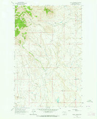 Mount Lebanon Montana Historical topographic map, 1:24000 scale, 7.5 X 7.5 Minute, Year 1962