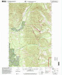 Mount Marston Montana Historical topographic map, 1:24000 scale, 7.5 X 7.5 Minute, Year 1997