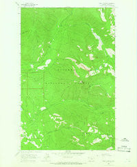 Mount Marston Montana Historical topographic map, 1:24000 scale, 7.5 X 7.5 Minute, Year 1963