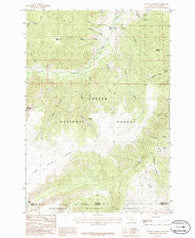 Mount Maurice Montana Historical topographic map, 1:24000 scale, 7.5 X 7.5 Minute, Year 1986