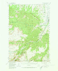 Mount Maurice Montana Historical topographic map, 1:62500 scale, 15 X 15 Minute, Year 1956