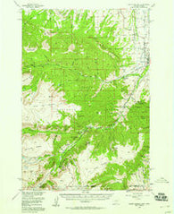 Mount Maurice Montana Historical topographic map, 1:62500 scale, 15 X 15 Minute, Year 1956
