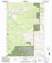 Mount Powell Montana Historical topographic map, 1:24000 scale, 7.5 X 7.5 Minute, Year 1996
