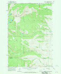Mount Powell Montana Historical topographic map, 1:24000 scale, 7.5 X 7.5 Minute, Year 1967