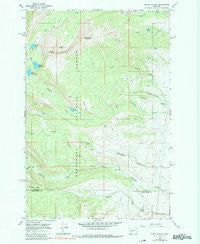 Mount Powell Montana Historical topographic map, 1:24000 scale, 7.5 X 7.5 Minute, Year 1967