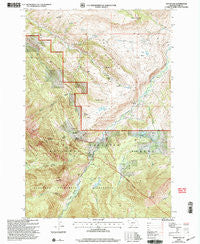 Mount Rae Montana Historical topographic map, 1:24000 scale, 7.5 X 7.5 Minute, Year 2000