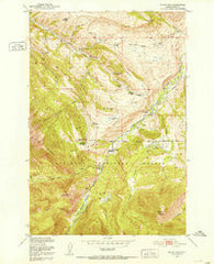 Mount Rae Montana Historical topographic map, 1:24000 scale, 7.5 X 7.5 Minute, Year 1951