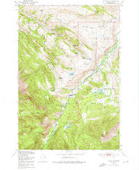 Mount Rae Montana Historical topographic map, 1:24000 scale, 7.5 X 7.5 Minute, Year 1951