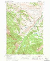 Mount Rae Montana Historical topographic map, 1:24000 scale, 7.5 X 7.5 Minute, Year 1951